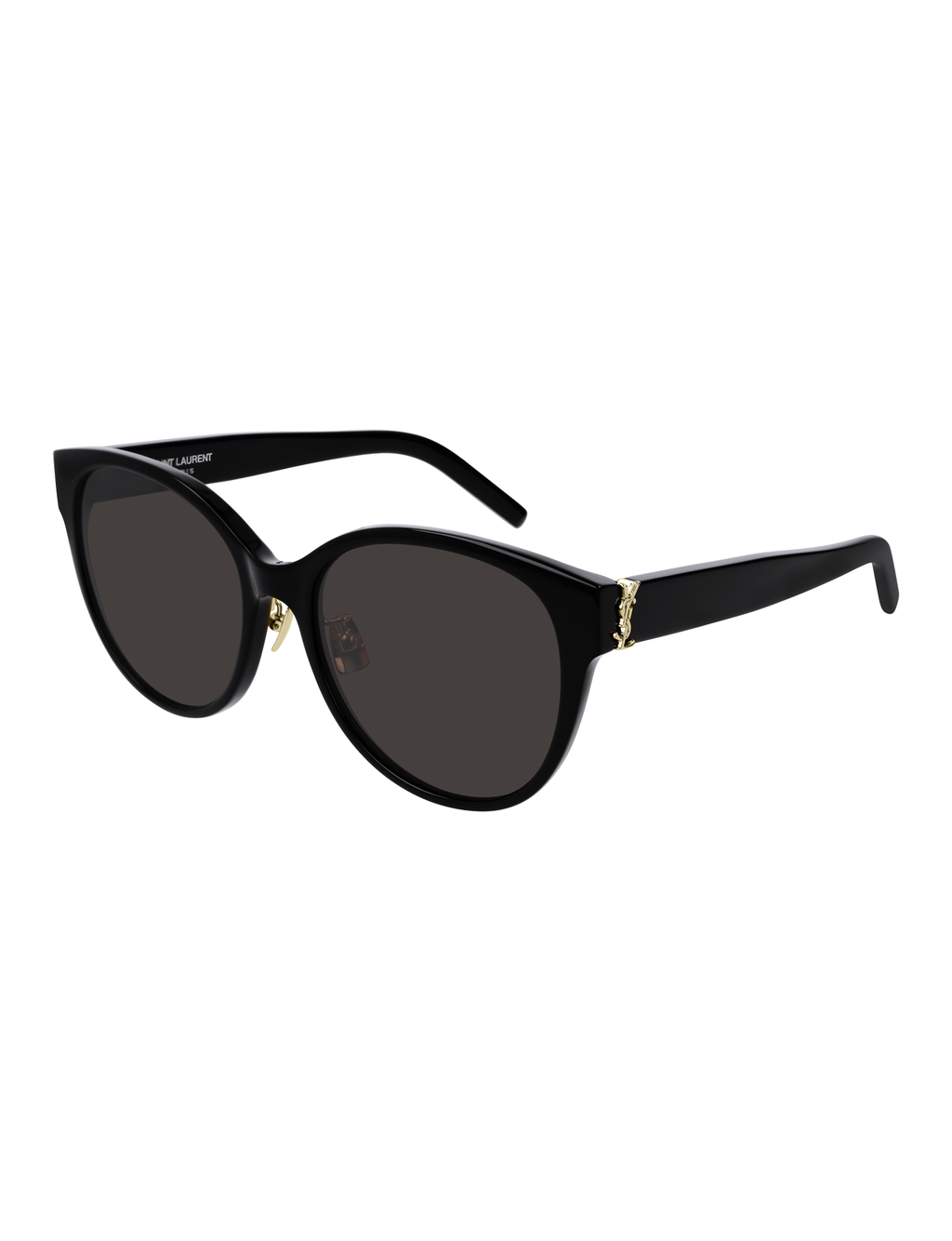 Round Cat Eye Sunglasses, Black
