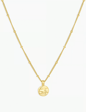 Shorebreak Necklace, Gold Plated