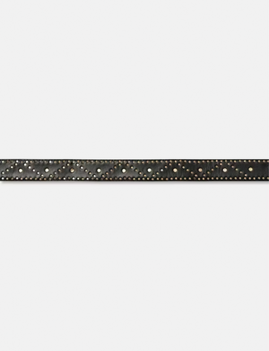 Embellished Belt, Black