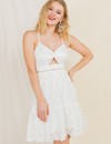 Lace Mini Dress, White