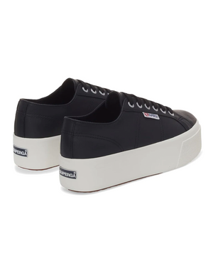 Nappa Leather Platform Sneaker 2790, Black
