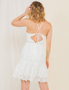 Lace Mini Dress, White