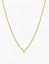 Wilder Mini Alphabet Necklace, Gold Plated