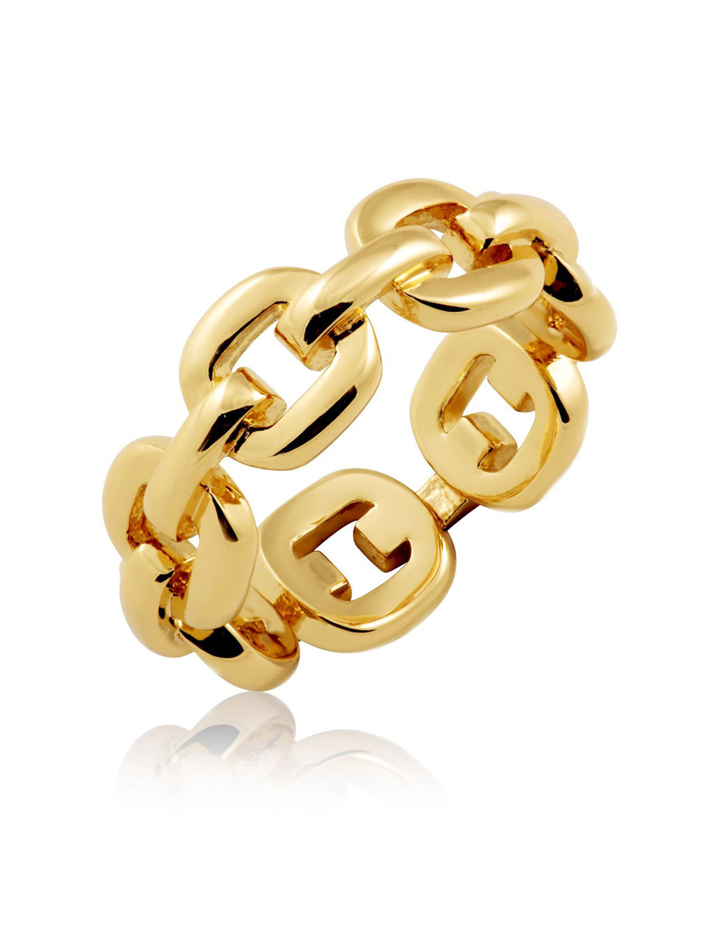 Kaye Link Ring, Gold