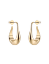 Arielle Hoops, Gold Plated
