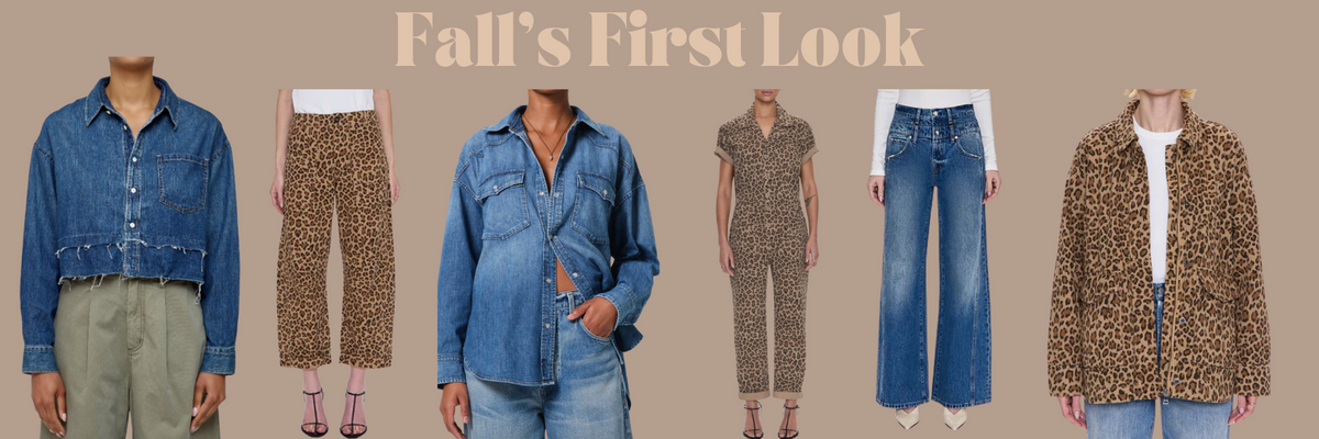 Fall’s First Look: Denim & Leopard Prints That Turn Heads