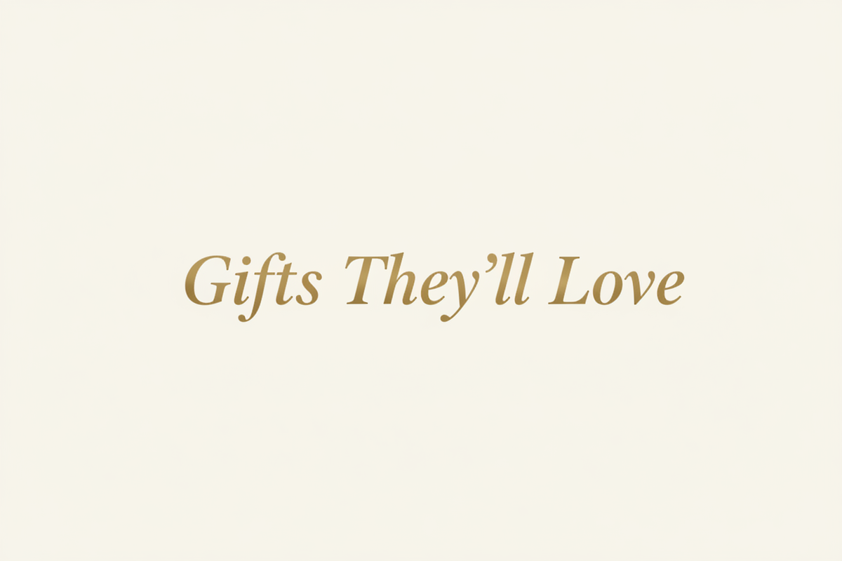 🎁  Gifts They'll Love 🎁