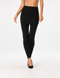 Holly Skirted Pants, Black