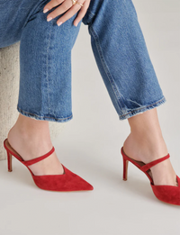 Kanika High Heel, Crimson Suede