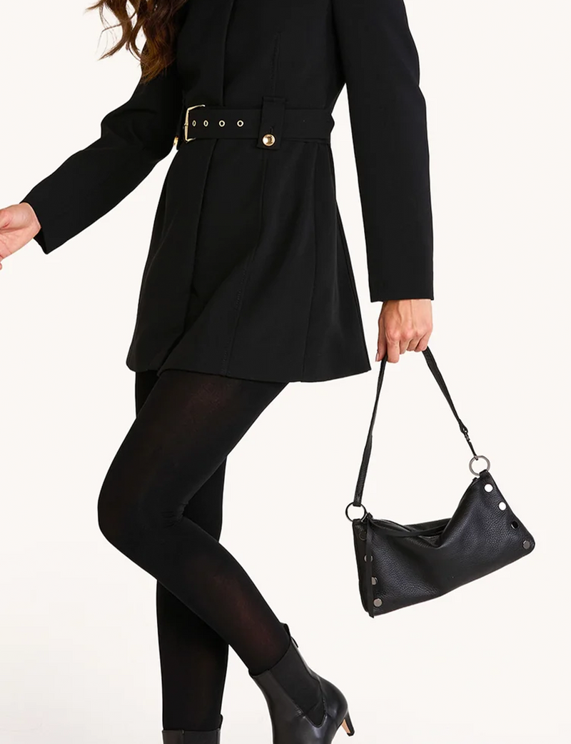 Kyle Small Handbag, Black/Gunmetal