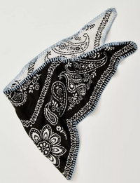 Carmen Knitted Triangle, Angel White