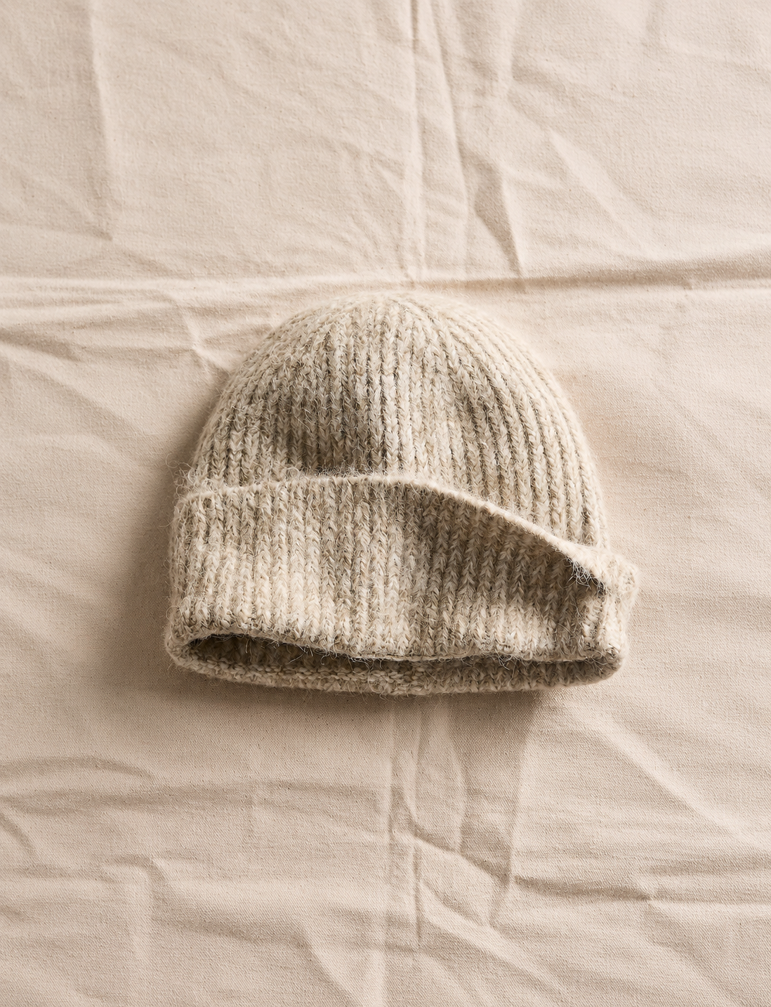 Frostline Beanie, Ivory