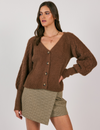 Sweeping Wind Cardigan, Oak