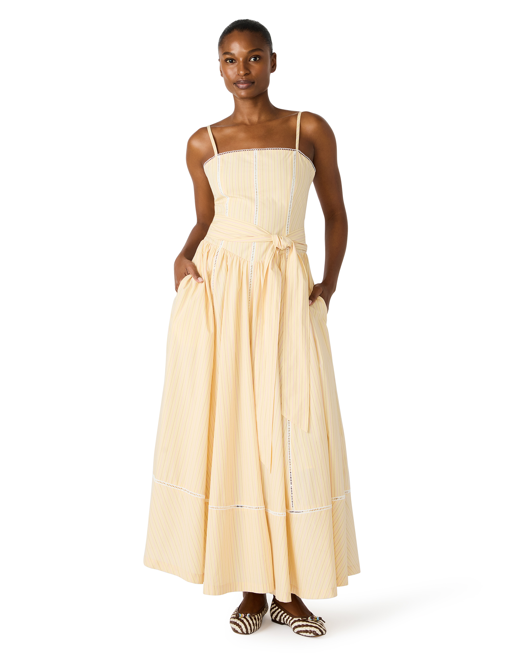 Emma Dress, Pale Yellow