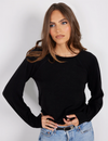 Long Sleeve Raglan Top, Black
