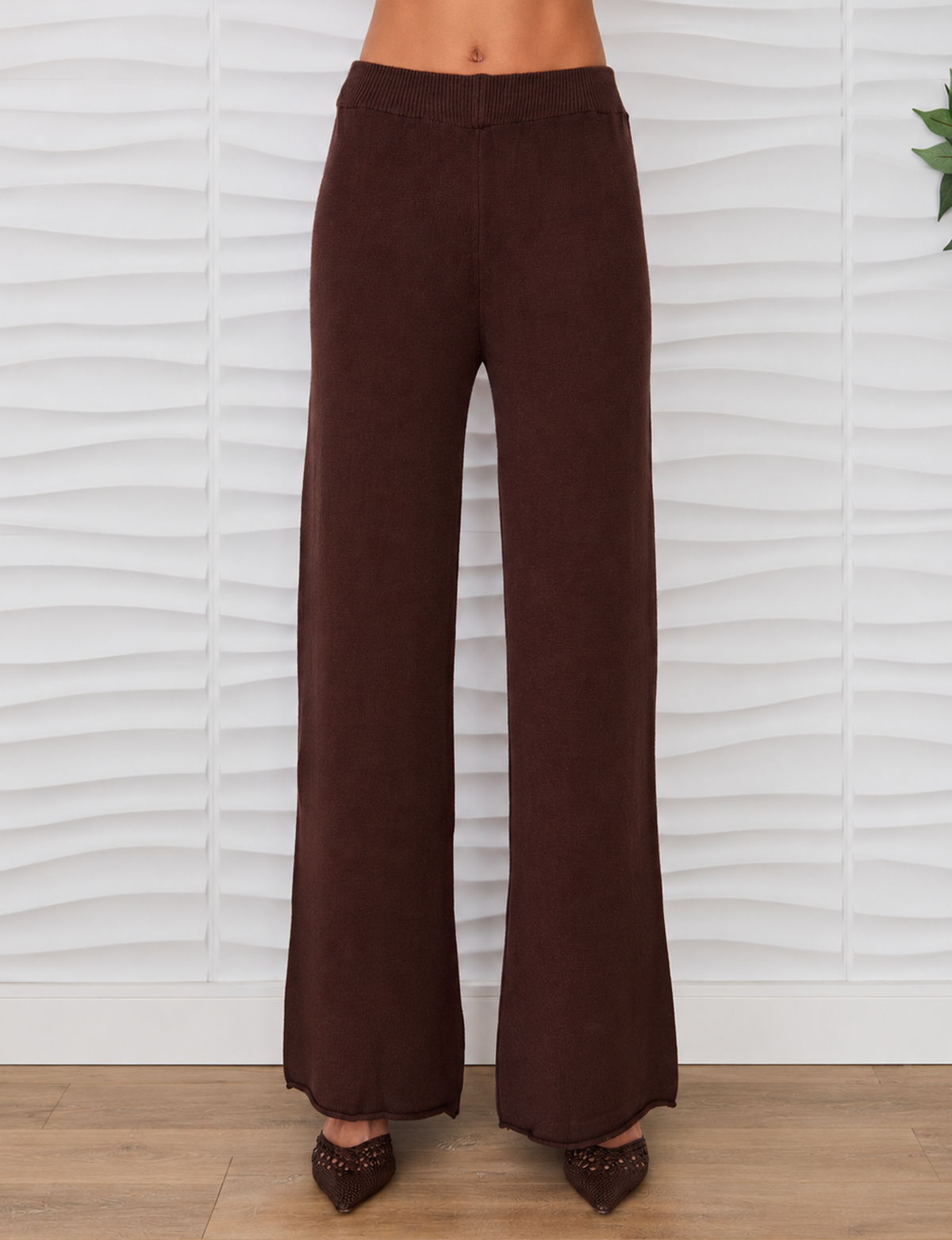 Italian Flared Pant, Chocolate/Brown