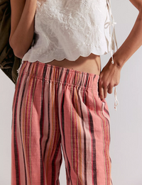 Days End Solar Linen Stripe Pant,