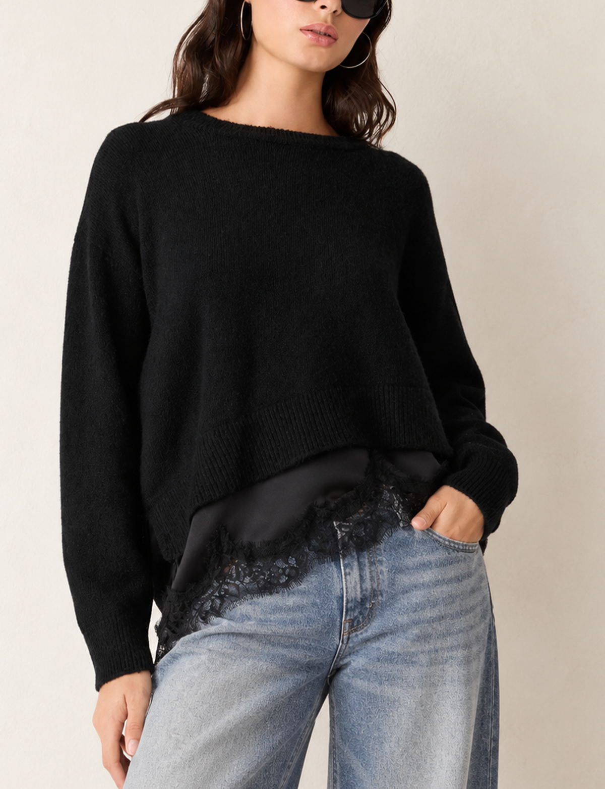Aries Sweater, Black