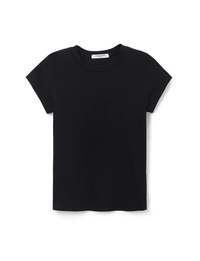 Sheryl Recycled Baby Tee, True Black