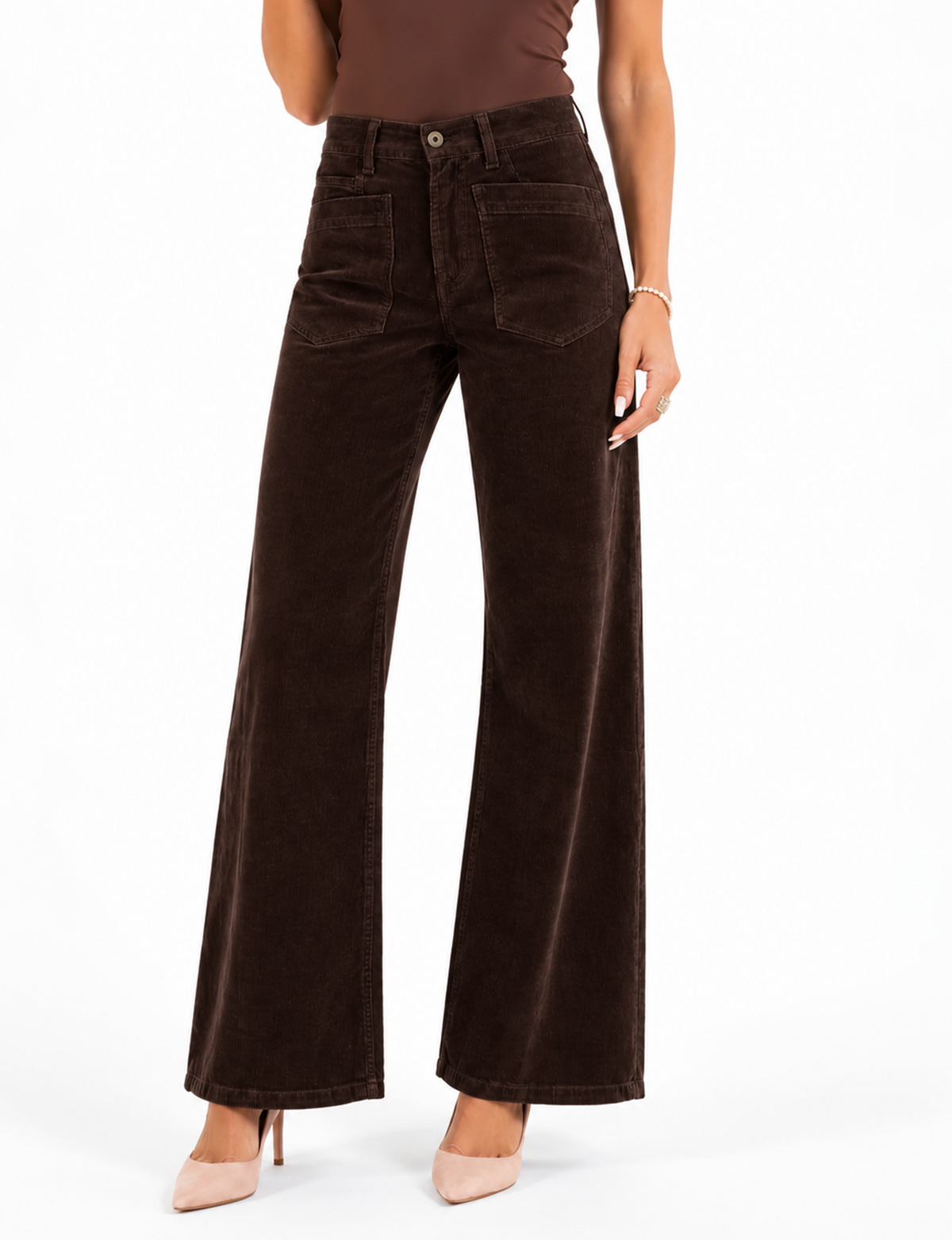 Bailey Velvet Corduroy Pant, Espresso