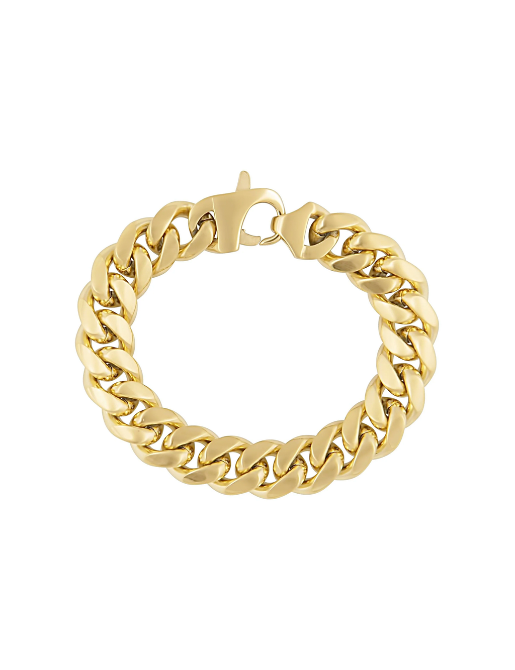 Blaire Chunky Bracelet, 7.5" Gold