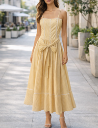 Emma Dress, Pale Yellow