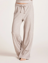 Wide Leg Drawstring Pant, Light Taupe