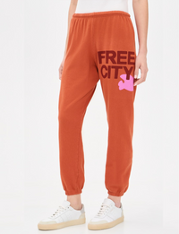 Unisex Flow Sweatpant, Burn Orange
