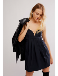 Floreo Mini Dress, Black