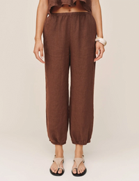 Oversized Femme Jogger, Sea Glass Brown