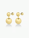 Newport Drop Earrings, Gold Plated