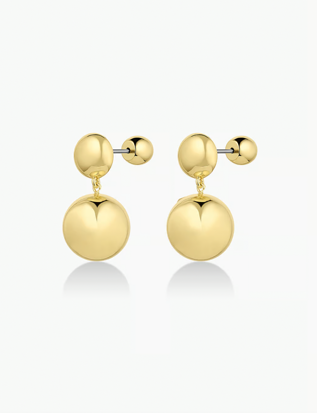 Newport Drop Earrings, Gold Plated