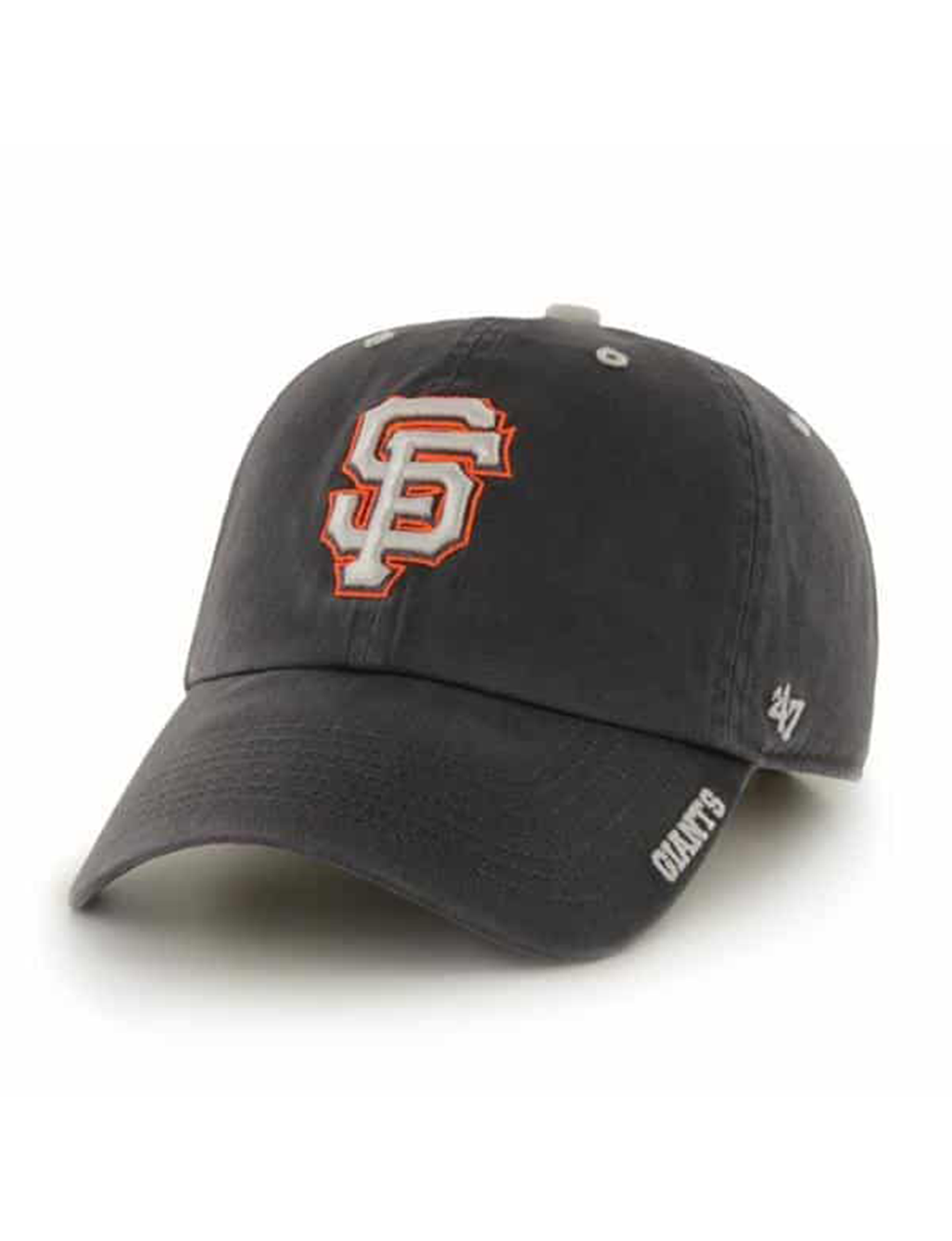 SF Giants Basic Ball Cap, Charcoal/Ice