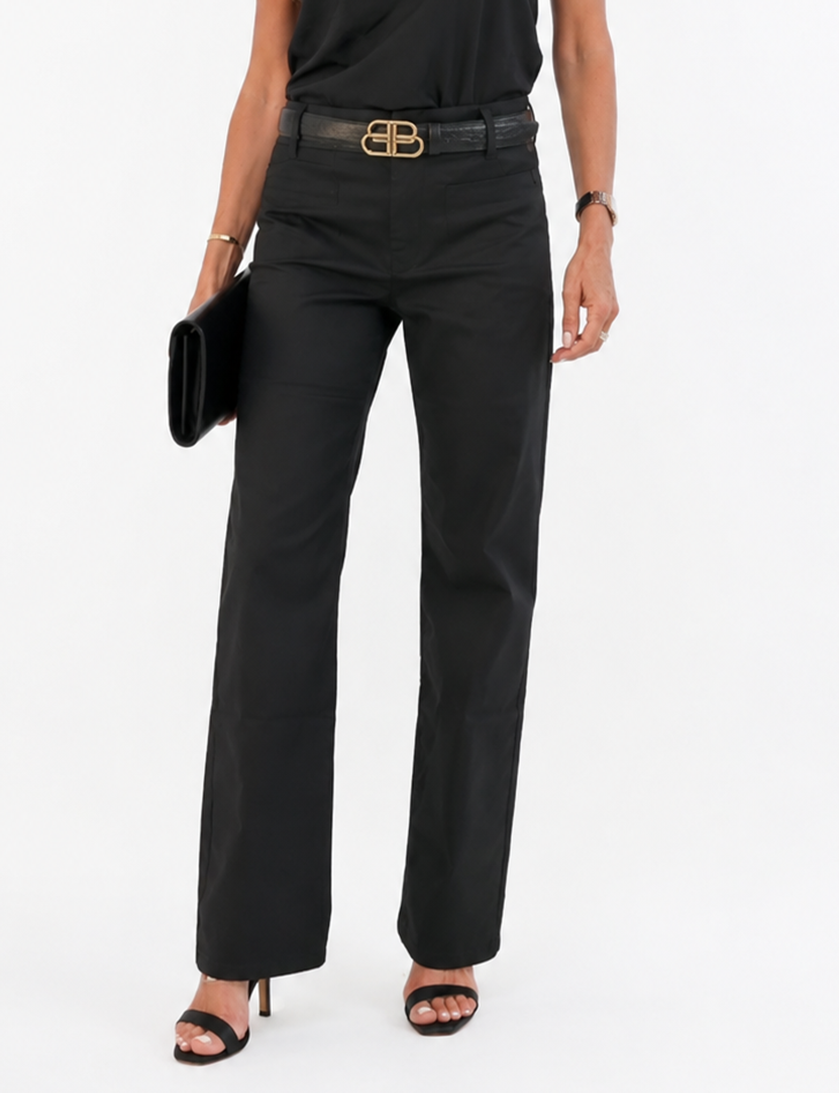 Tami Flare Pant, Black Check