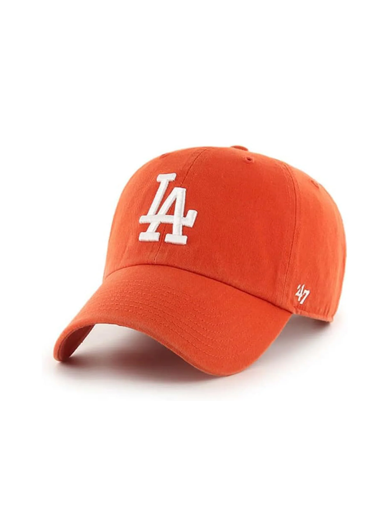 LA Dodgers Basic Ball Cap, Orange/White Punch Clothing
