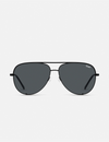 High Key Polarized Sunglasses, Black/Smoke