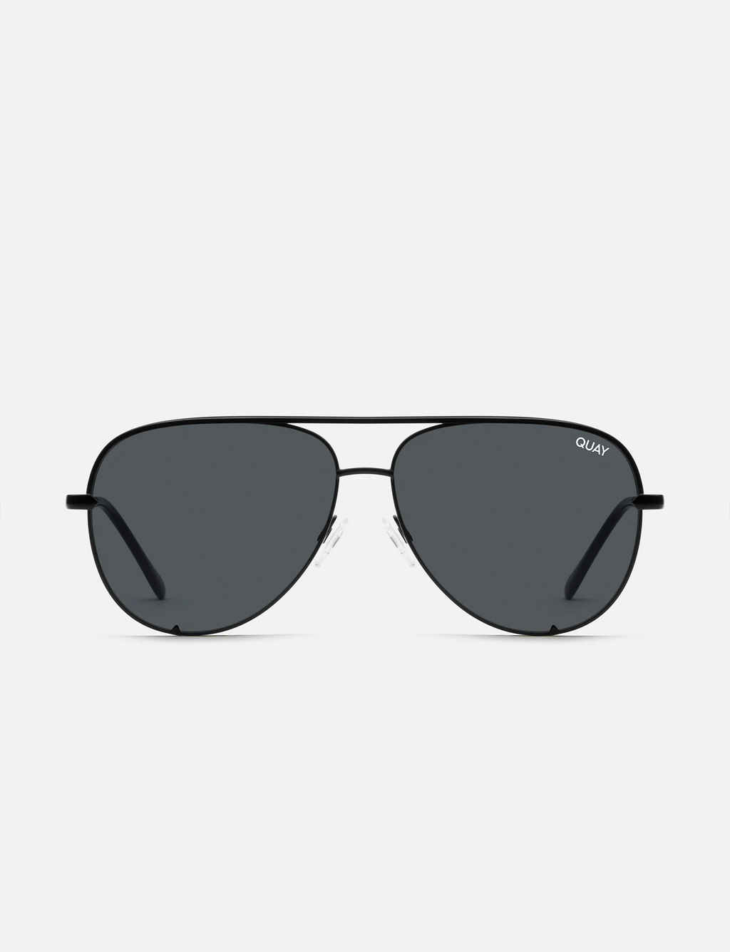 High Key Polarized Sunglasses, Black/Smoke