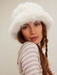 Ice Queen Bucket Hat, Ivory