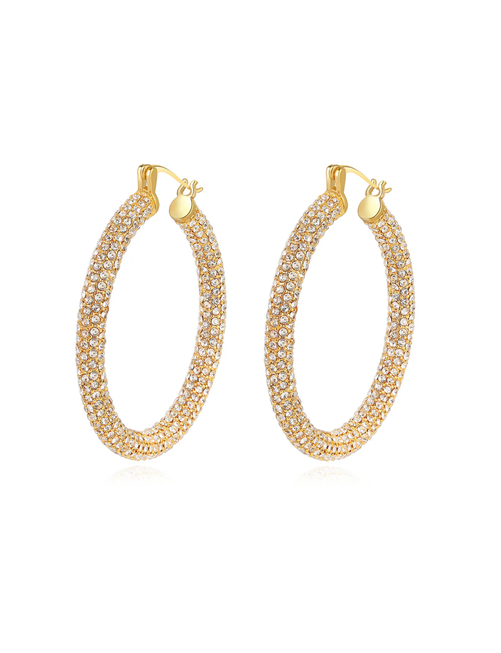 Annabelle Large Hoops, Gold
