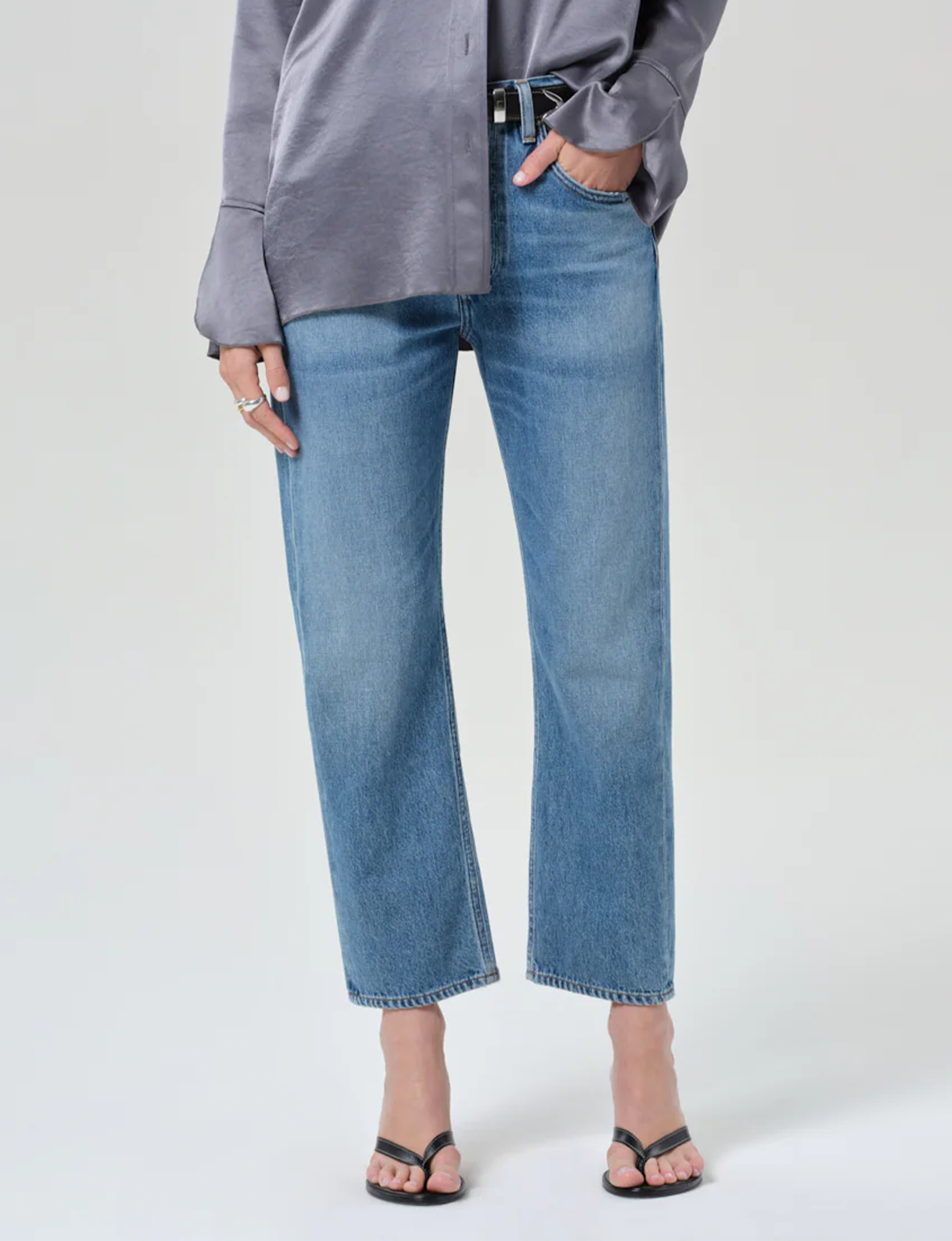 Winslow Cropped Boyfriend Jean, Solstice