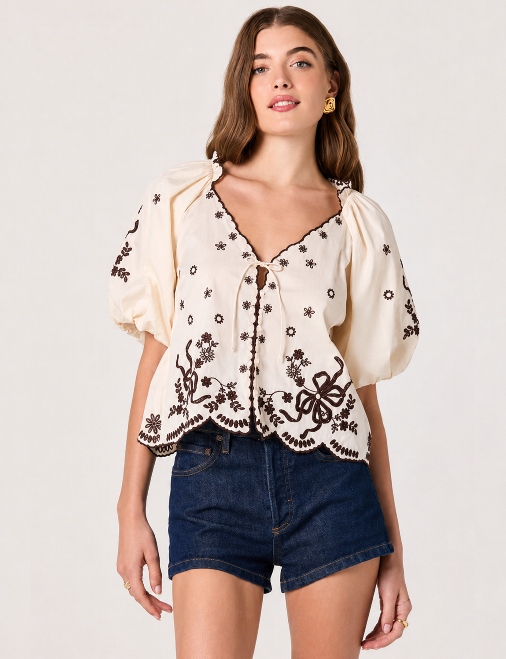 Lucia Top, Cream