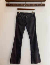 William Rast Savoy Flare Corduroy, Steel/Carbon