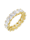 Radiant Cut Band Ring, Gold