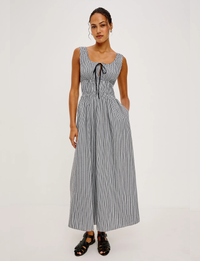 Jordie Dress, Black/Gingham