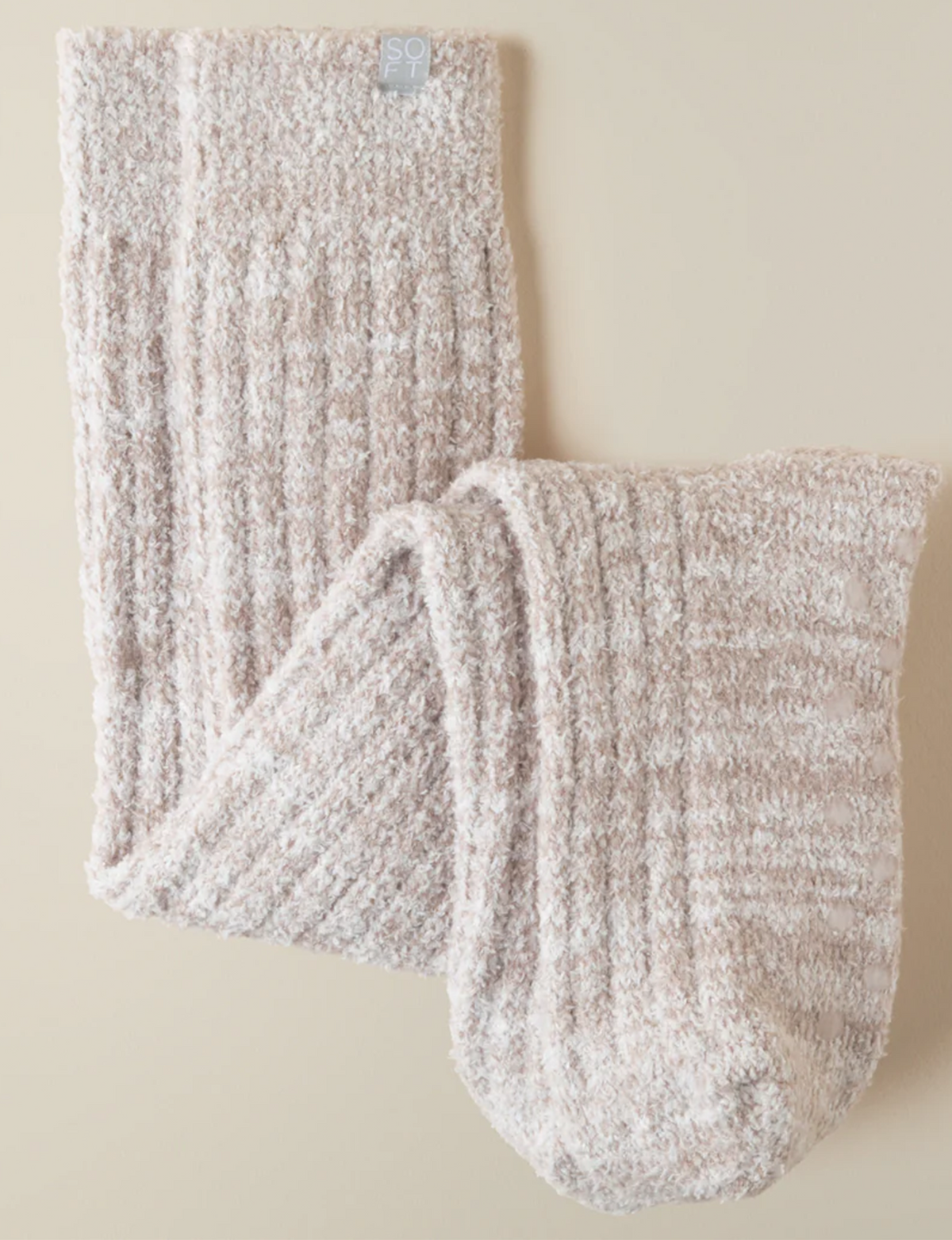 Slouchy Cozy Socks, Heather Coco