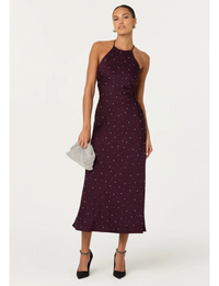 Halley Dress, Deep Purple