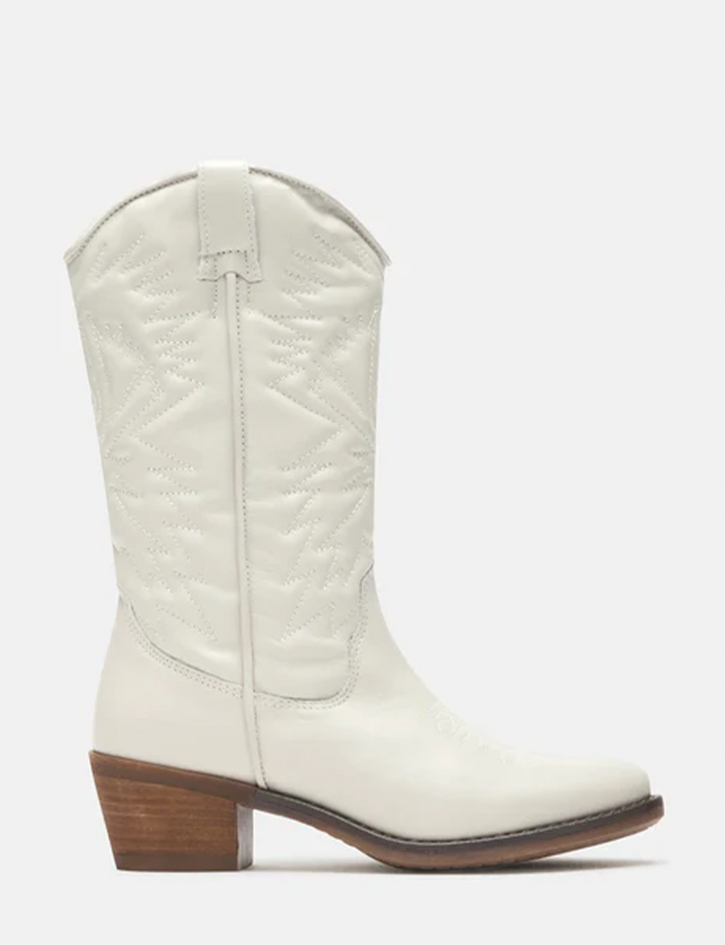 Hayward Boot, White Leather