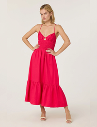 Eleni Dress, Fuchsia
