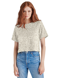 Cressa Sequin Top, Ivory