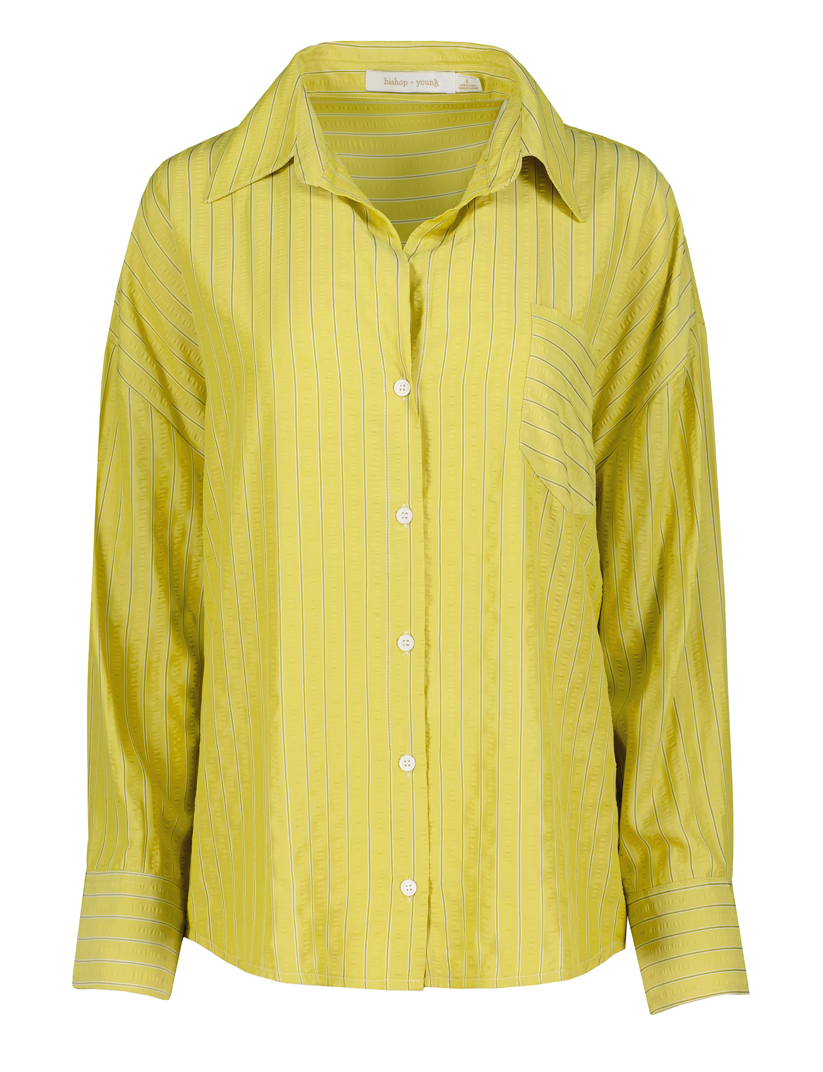 Palermo Shirt, Citron Stripe
